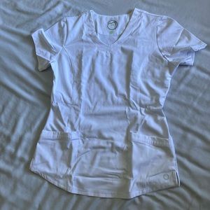 Health Pro Scrubs Top white